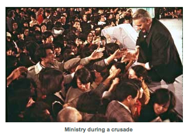 Ministry during a crusade